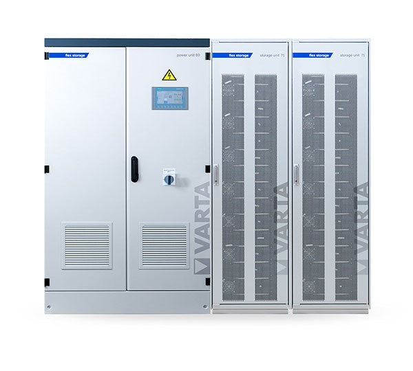 Bild von Varta VARTA FLEX STORAGE E 80/150, STORAGE MIT BACKUP 135 KWH NUTZBAR, 80KW WR, INKL. INBETRIEBNAHME