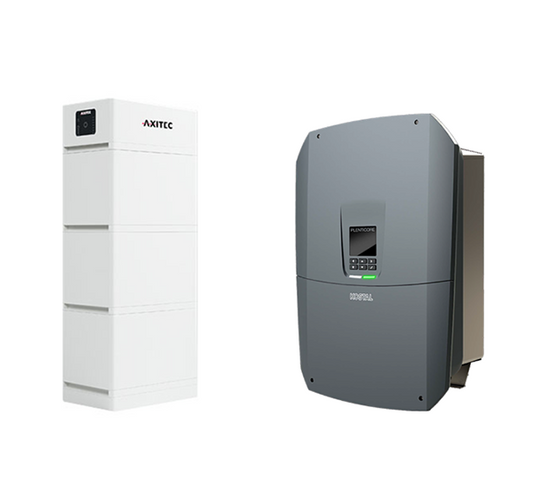 AXITEC + Kostal AXIstorage Li SV2 10.1 + Plenticore M G3 HV-System, 8,5-12,5 kW, 10,1 kWh nutzbar, 3-phasig