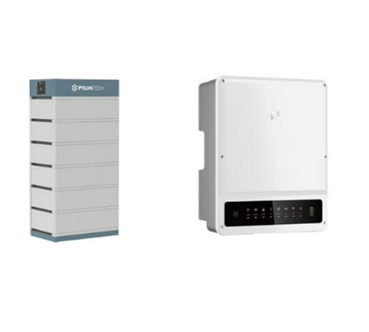 Pylontech + Goodwe Pylontech Force H1 20.2 + Goodwe GW10KN-ET PLUS HV-Speichersystem, 20,2 kWh nutzbar, 3-phasig