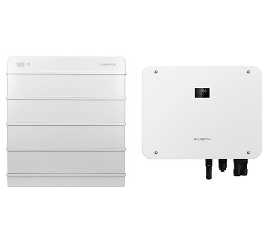 Sungrow SBR128 V13.2 + SH15T-V11 HV-Speichersystem, 12,8 kWh nutzbar, 3-phasig