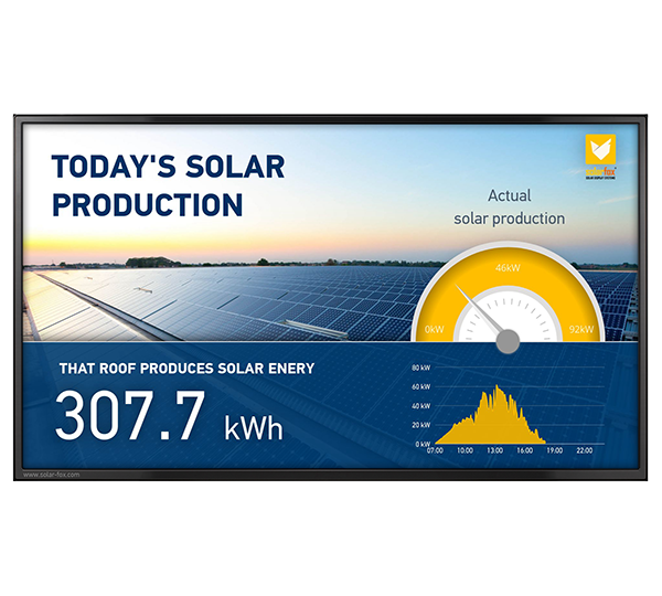 Solarfox SOLARFOX DISPLAY SF-300 24" Großdisplay mit LED-Widescreen für Innenbereich