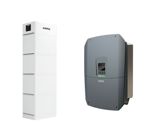 AXITEC + Kostal AXIstorage Li SV2 13.5 + Plenticore M G3 HV-System, 8,5-12,5 kW, 13,5 kWh nutzbar, 3-phasig