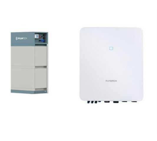 Pylontech + Sungrow Pylontech Force H2 6.7 + Sungrow SH6.0RT-V112 HV-Speichersystem, 6,7 kWh nutzbar, 3-phasig