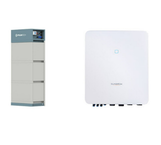 Pylontech + Sungrow Pylontech Force H2 10.1 + Sungrow SH10.0RT-20-V11 HV-Speichersystem, 10,1 kWh nutzbar, 3-phasig