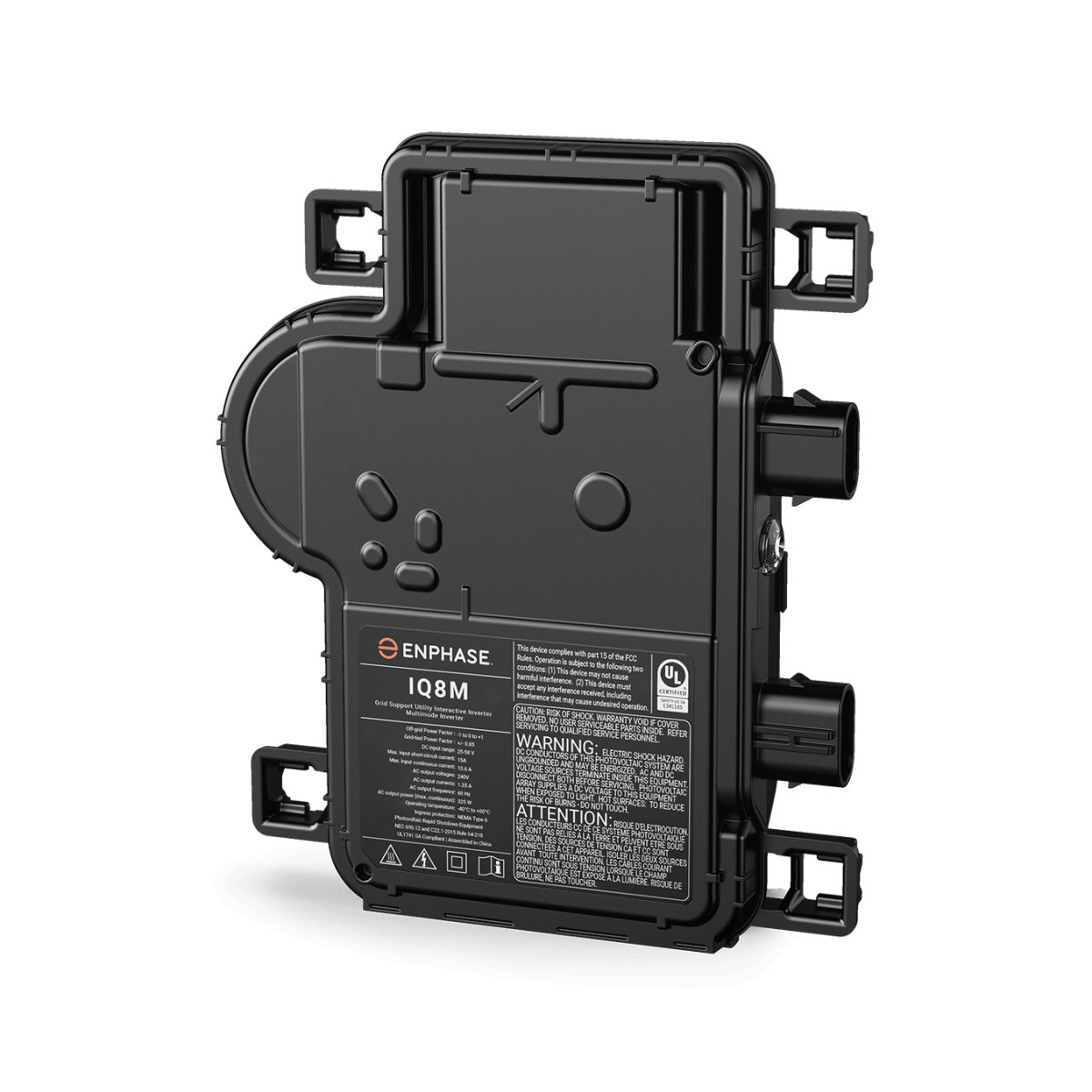 Enphase IQ8-HC Micro Wechselrichter, 560W, 14A, 384va, 380W, 29,5/45 MPP -Spannung, max. 27 Mikroverstärker pro 20A-Schaltung
