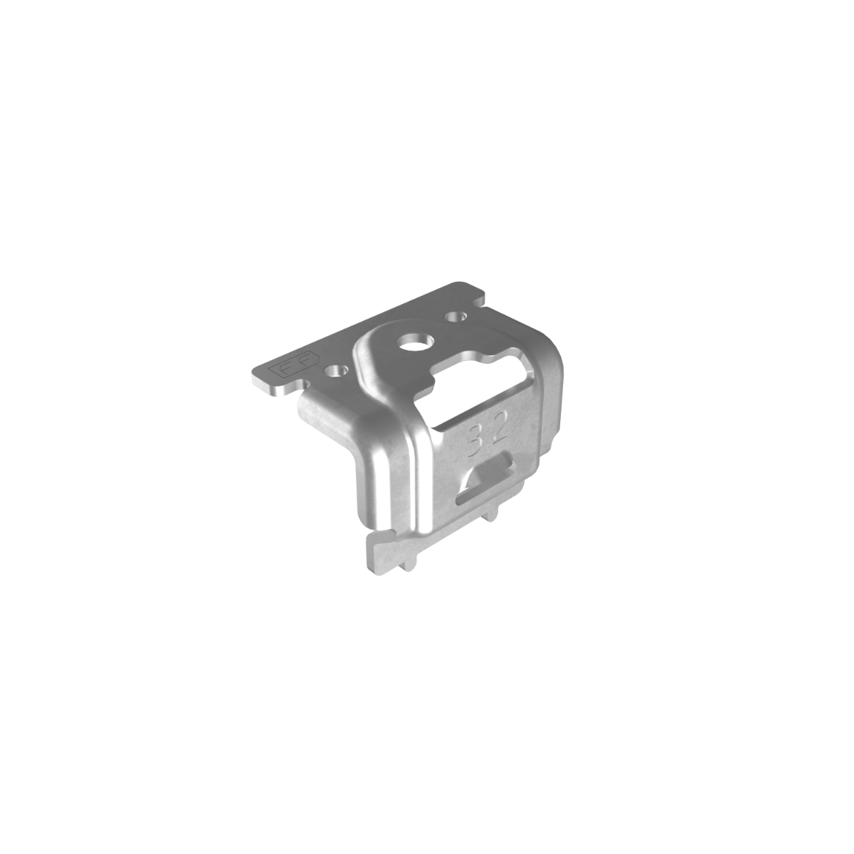Esdec FlatFix Endklemme 32mm, für sichere Befestigung von Unterkonstruktionen