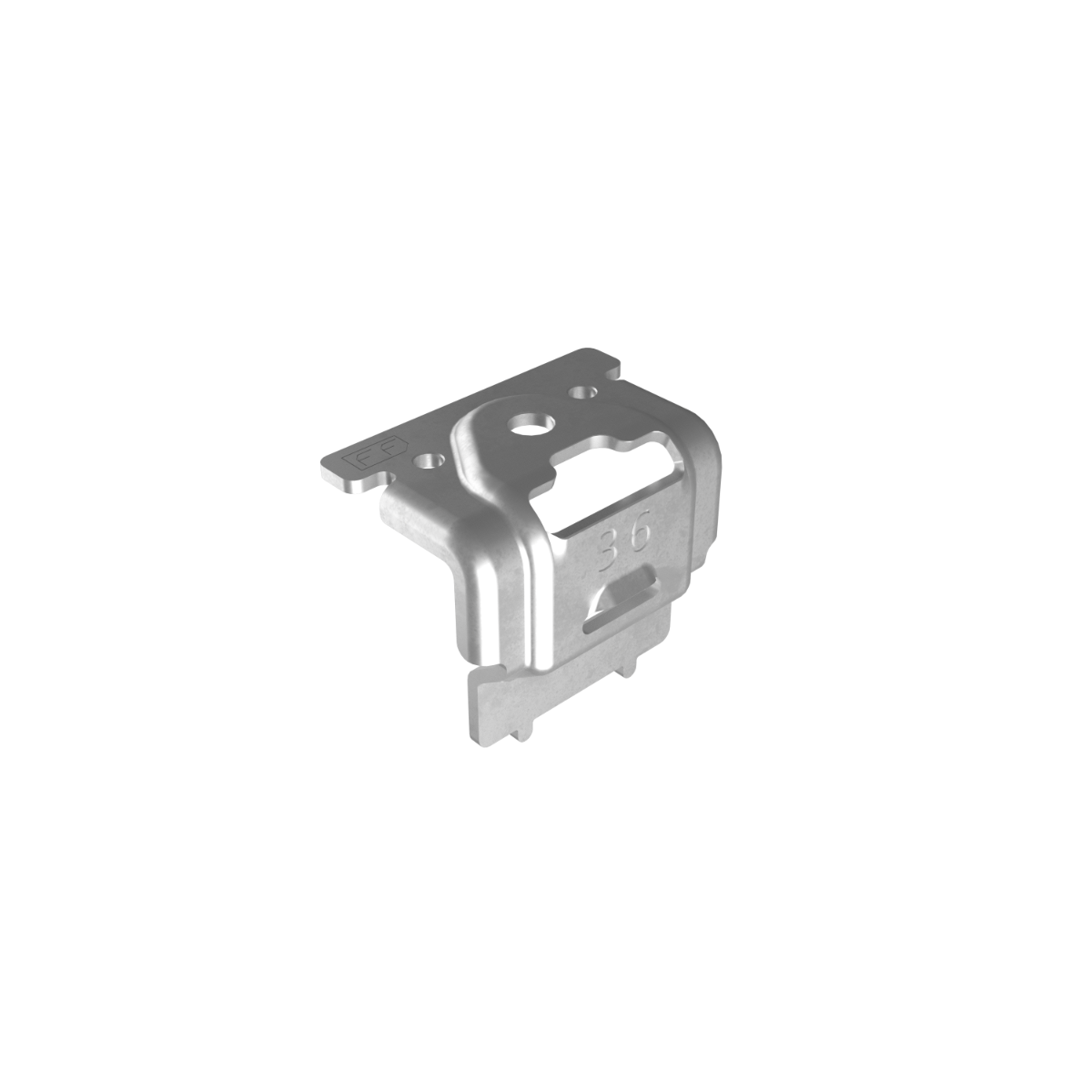 Esdec FlatFix Endklemme, für 36mm Unterkonstruktionen