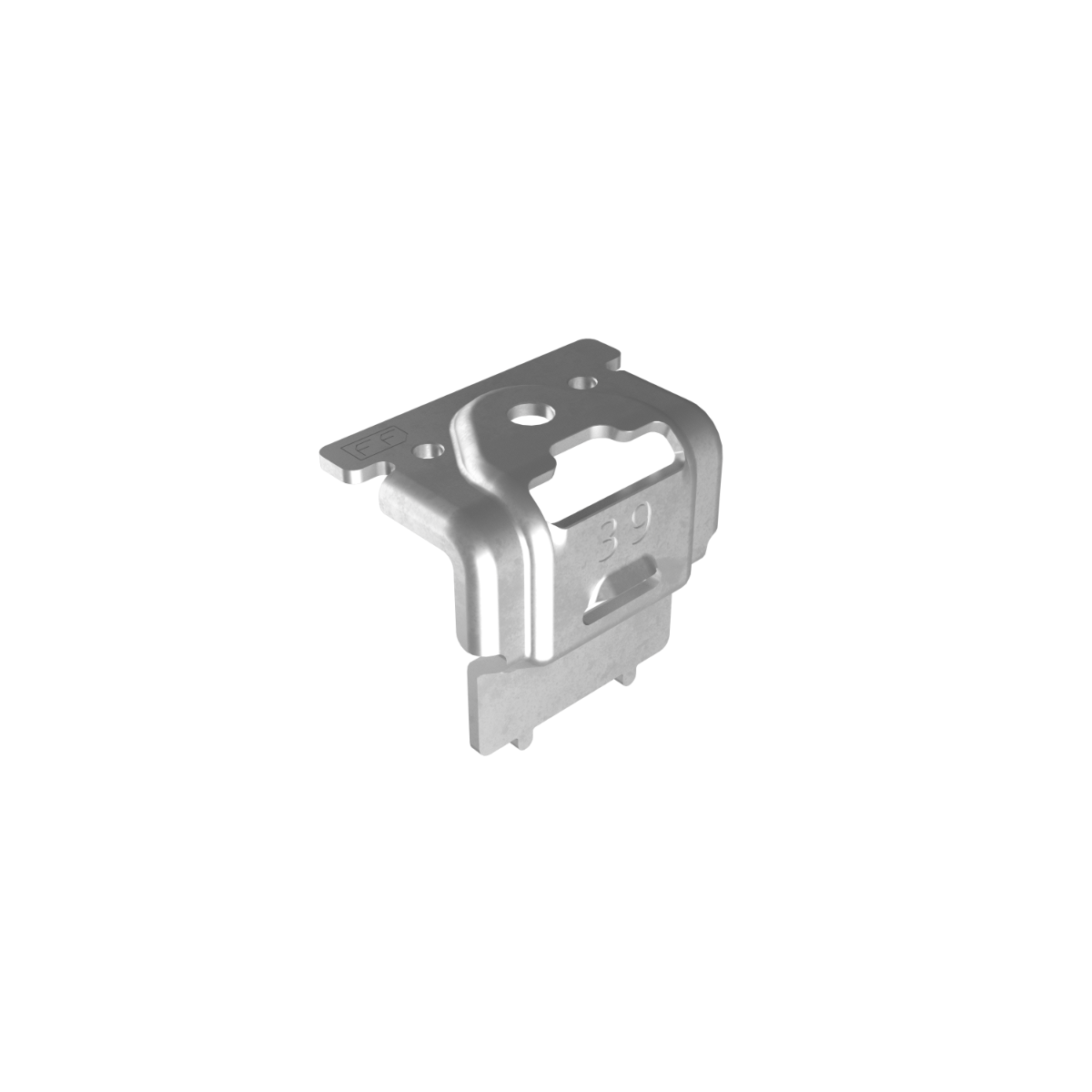 Esdec FlatFix Endklemme 39mm für PV-Unterkonstruktion, für eine sichere Montage