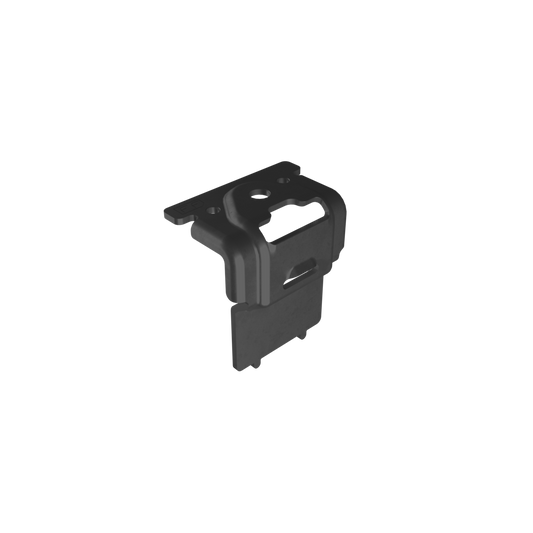 Esdec FlatFix Endklemme Schwarz 40mm