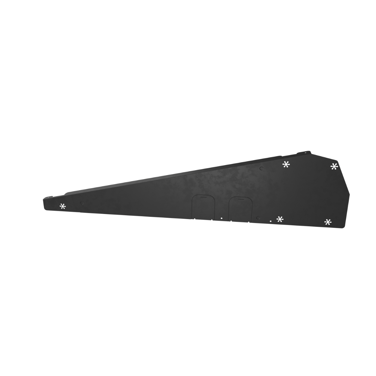 Esdec FlatFix Fusion Windabweiser rechts - Schwarz, Unterkonstruktionen, verbesserte Aerodynamik