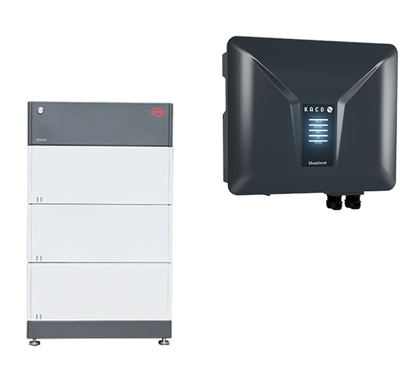 BYD + Kaco B-Box HVS 7.7 + blueplanet hybrid 12.0 NH3-M3 HV-Speichersystem, 7,68 kWh nutzbar, 3-phasig