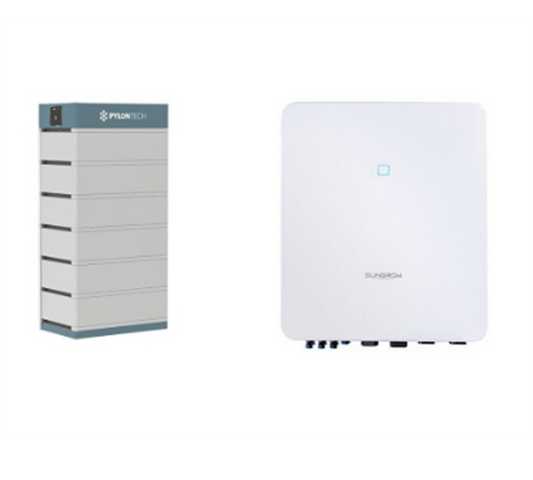 Pylontech + Sungrow Pylontech Force H1 20.2 + Sungrow SH10.0RT-20-V11 HV-Speichersystem, 20,2 kWh nutzbar, 3-phasig