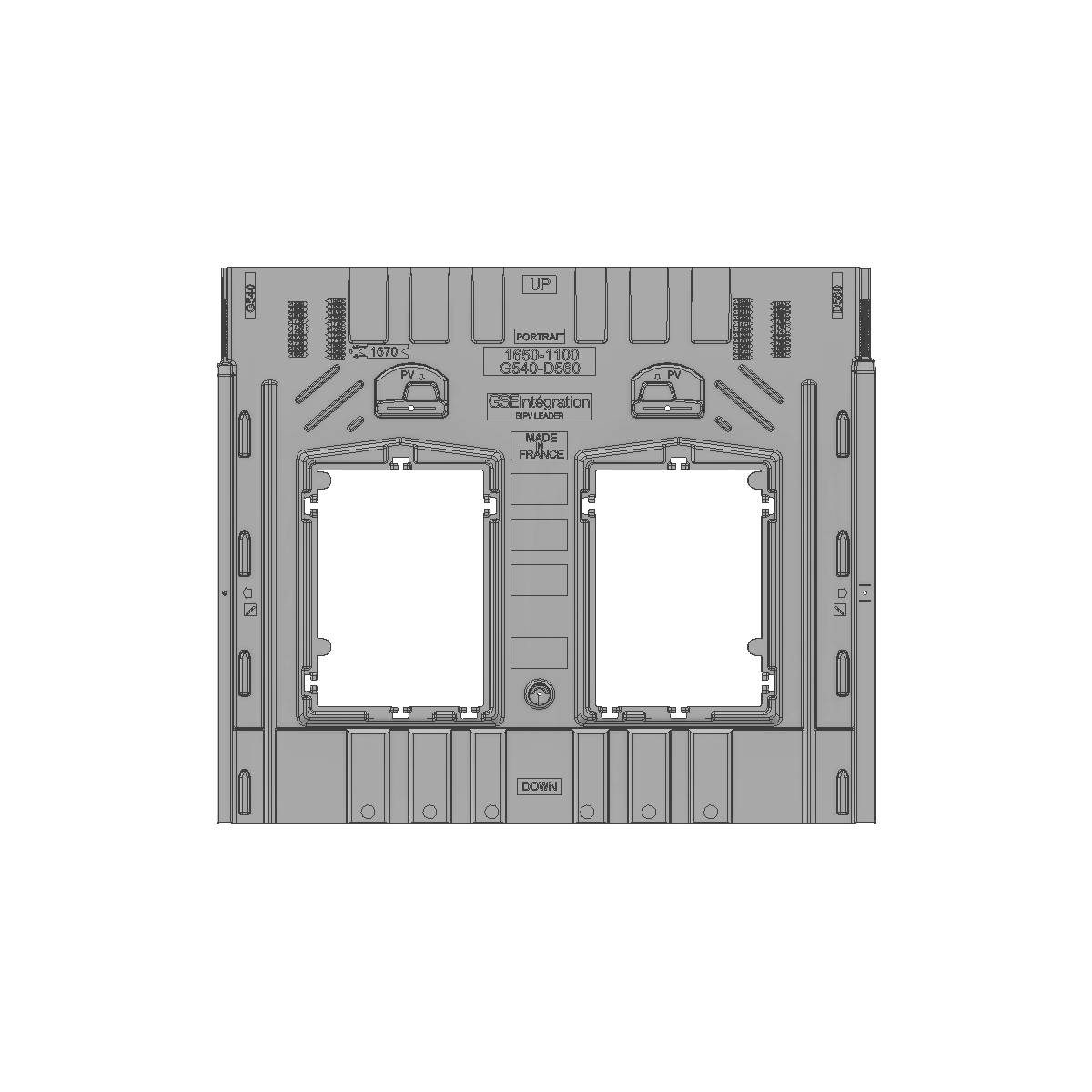 GSE Rahmen Halb Hochformat - 1650/1140