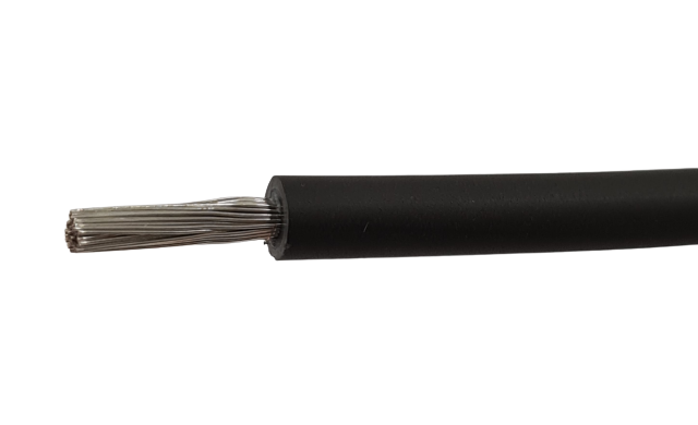Bild von Athilex 1x6.0mm2 H1Z2Z2-K Schwarz CCA - 500 Mtr