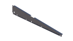 Bild von Blubase Seitenplatte Connect Portrait LINKS - SCHWARZ