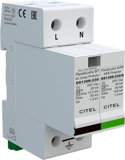 Bild von Citel AC Surge arrestor, Type 1+2 (DS132RS-230/G)