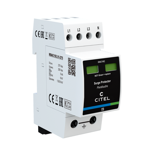Bild von Citel DAC15CS-31-275 AC-Überspannungsschutz - Typ 2+3 - 3-Phasen+N