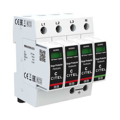 Bild von Citel DAC50VGS-31-275 AC-Überspannungsschutz - Typ 2+3 - 3-Phasen+N