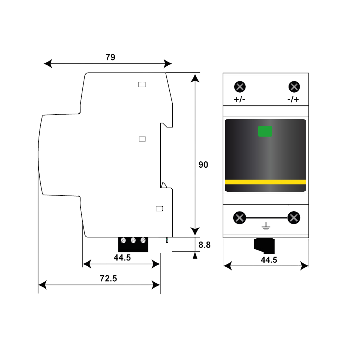 Bild von Citel DPVN40CS PV-Überspannungsschutz - Typ 2+3 - 1200Vdc