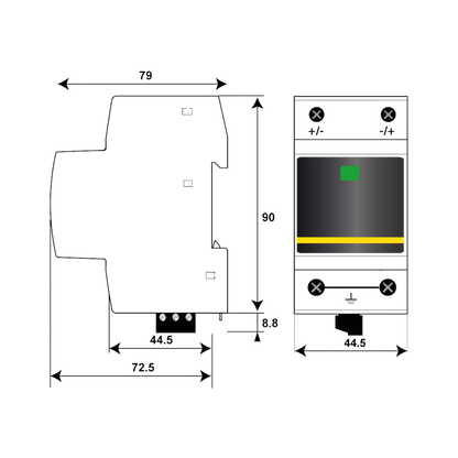Bild von Citel DPVN40CS PV-Überspannungsschutz - Typ 2+3 - 1200Vdc