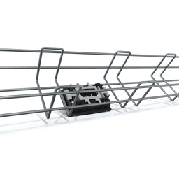 Bild von PVX Montagesystem für Gitterrinnen auf Montageschienen und Solarpanel-Montagesystemen