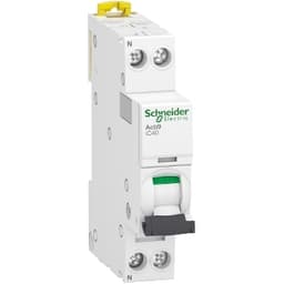 Bild von Schneider Electric (MCB) Acti9 iC40 - 1P+N - C40 - 4500A (IEC/EN 60898-1) - 6kA (IEC/EN 60947-2)