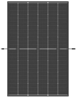 Bild von Trina Vertex S+ N-Type Dual Glass 440W - Triple-Cut 1500V (Clear Black)