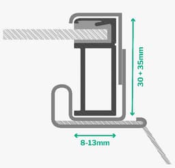 Bild von Van der Valk BirdBlocker clips 11x30x8-13 - 50 Stück