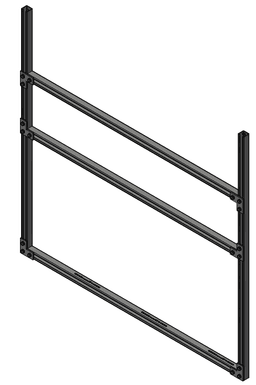 Bild von Van der Valk H-frame PV Wechselrichter Shelter Wall