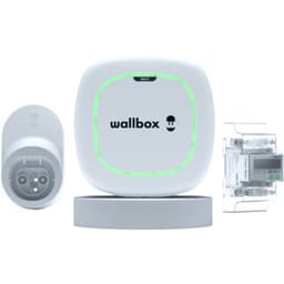 Bild von Wallbox Kit Pulsar Max PLP2 (22Kw / 5 Meter / Typ 2 / Weiß) & Power Boost Meter (3PH) & Dock