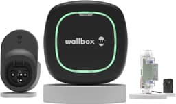 Bild von Wallbox Kit Pulsar Max PLP2 (7.4Kw / 5 Meter / Typ 2 / Schwarz) & Klemme (1PH) & Dock