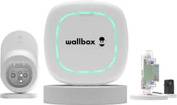 Bild von Wallbox Kit Pulsar Max PLP2 (7.4Kw / 5 Meter / Typ 2 / Weiß) & Klemme (1PH) & Dock