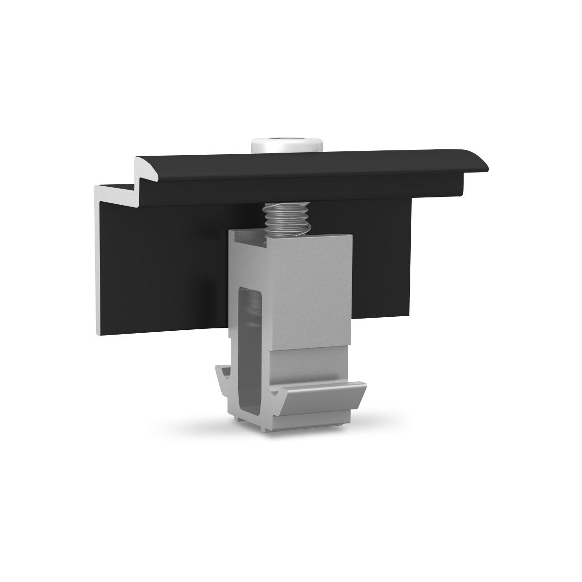 K2 MiniClamp End Klemme 30-50 mm, Schwarz eloxiert