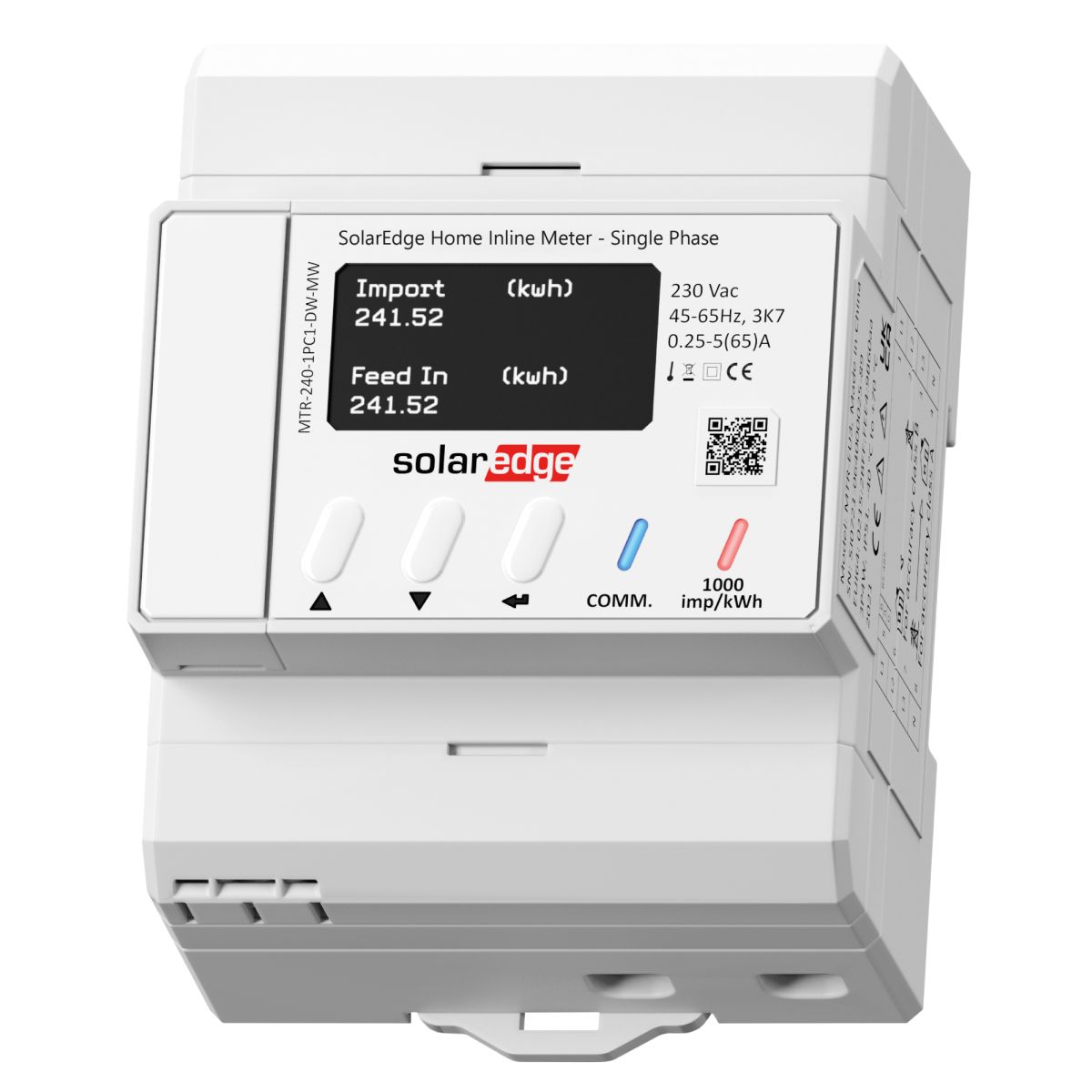 SolarEdge Energiemessgerät mit Energy Net, 1PH 230V, 65A