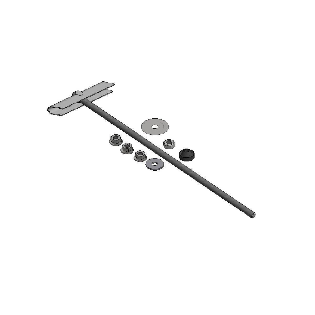 ValkSolarFix - Knebelanker M10 L=400mm - Edelstahl