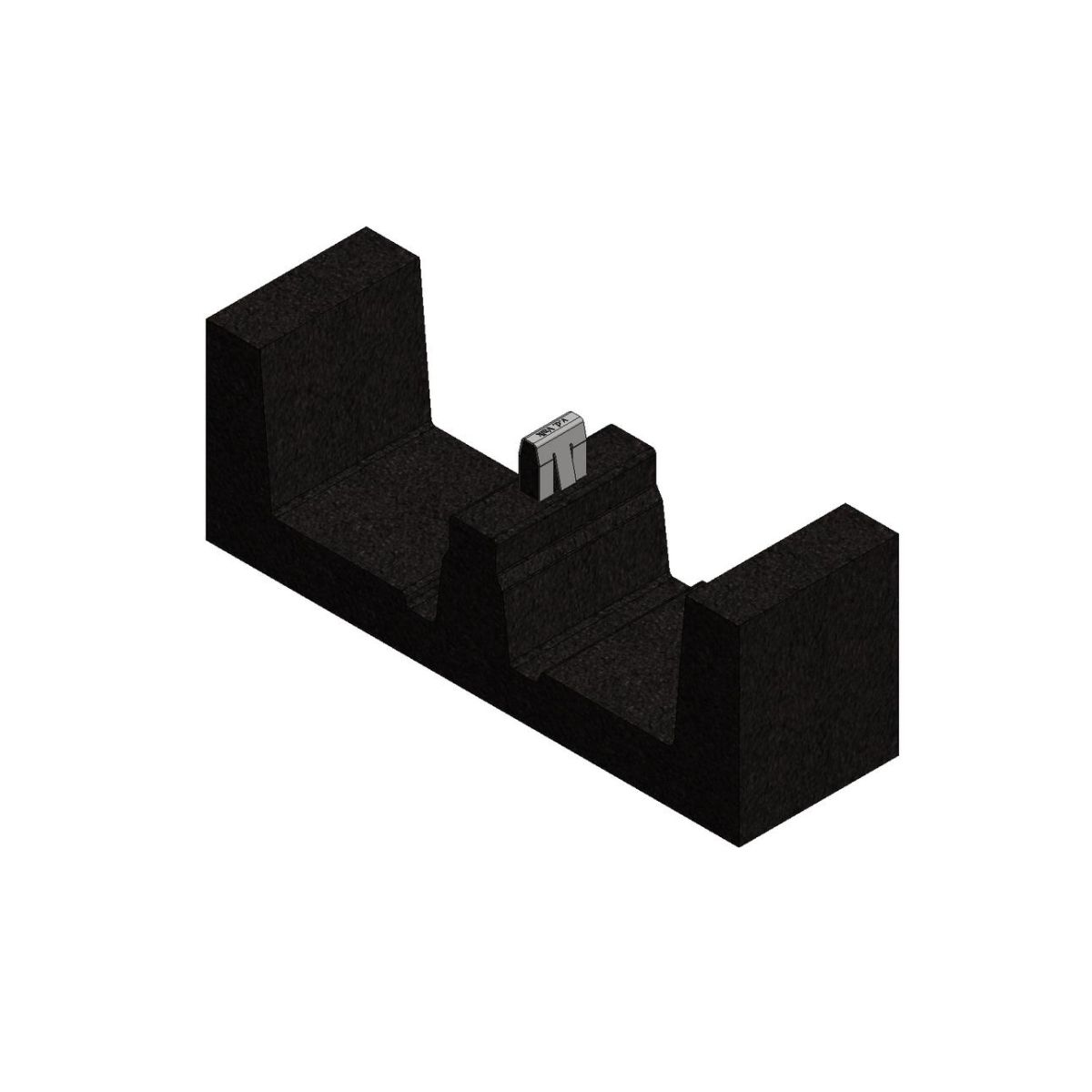 Van der Valk Gummiziegelträger - Klick - 250x75x90 mm ValkPro+ für PVC-Dach (neu)